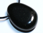 Preview: green goldstone with cord or silver 925