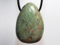 Preview: green opal with cord or silver 925