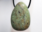 Preview: green opal with cord or silver 925