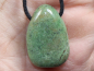Preview: green opal with cord or silver 925