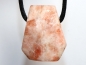 Preview: sunstone with cord or silver 925