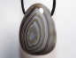 Preview: Botswana agate with cord or silver 925