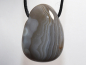 Preview: Botswana agate with cord or silver 925