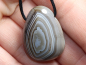 Preview: Botswana agate with cord or silver 925