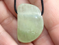 Preview: green calcite with cord or silver 925