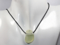 Preview: green calcite with cord or silver 925