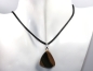 Preview: olivine with cord or silver 925