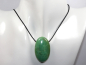 Preview: chrysoprase with cord or silver 925