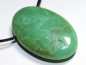 Preview: chrysoprase with cord or silver 925