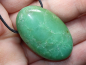 Preview: chrysoprase with cord or silver 925