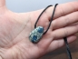 Preview: Azurit in Granit mit Band oder Silber 925