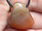 Preview: Botswana agate with cord or silver 925