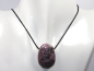 Preview: lepidolite with cord or silver 925