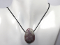Preview: lepidolite with cord or silver 925
