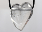 Preview: rock crystal with cord or silver 925