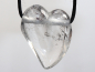 Preview: rock crystal with cord or silver 925