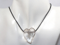 Preview: rock crystal with cord or silver 925