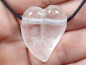 Preview: rock crystal with cord or silver 925