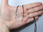 Preview: rock crystal with cord or silver 925