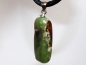 Preview: chrysoprase with cord or silver 925