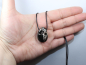 Preview: sardonyx with cord or silver 925