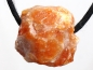 Preview: orange calcite with cord or silver 925