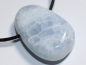 Preview: blauer Calcit mit Band oder Silber 925