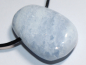 Preview: blauer Calcit mit Band oder Silber 925