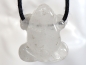 Preview: rock crystal with cord or silver 925