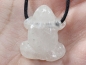 Preview: rock crystal with cord or silver 925