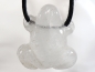 Preview: rock crystal with cord or silver 925