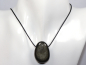 Preview: gold obsidian with cord or silver 925