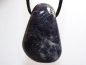 Preview: iolite with cord or silver 925