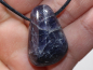 Preview: iolite with cord or silver 925