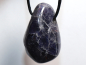 Preview: iolite with cord or silver 925