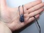 Preview: iolite with cord or silver 925