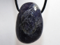 Preview: iolite with cord or silver 925
