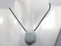 Preview: aquamarine with cord or silver 925