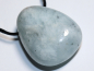 Preview: aquamarine with cord or silver 925