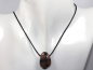 Preview: cross stone with cord or silver 925