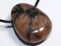 Preview: cross stone with cord or silver 925