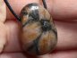 Preview: cross stone with cord or silver 925