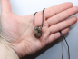 Preview: cross stone with cord or silver 925