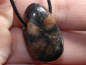 Preview: cross stone with cord or silver 925
