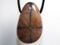 Preview: cross stone with cord or silver 925