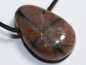 Preview: cross stone with cord or silver 925