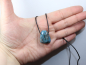 Preview: shattuckite with cord or silver 925