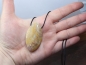 Preview: fossilized coral with cord or silver 925