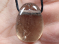 Preview: smoky quartz with cord or silver 925