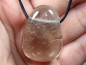 Preview: smoky quartz with cord or silver 925